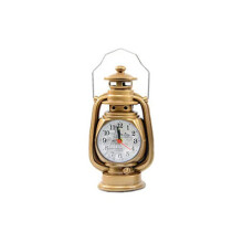 (Bronze) Vintage Oil Lamp Alarm Clock Room Decor