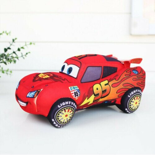 25CM Αυτοκίνητα Lightning McQueen βελούδινη κούκλα χαρακτήρας παιχνίδια 1