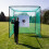 Golf Driving Practice Cage 10ft 3m High Impact Hitting Net Kunstrasenmatte 2