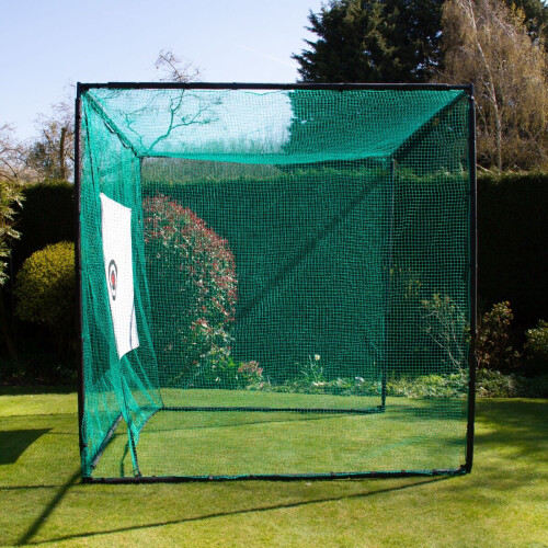 Golf Driving Practice Cage 10ft 3m High Impact Hitting Net Kunstrasenmatte 2