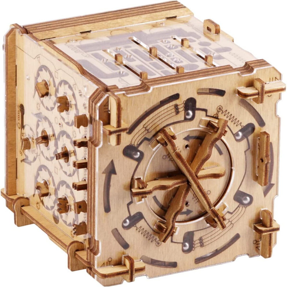 iDventure Cluebox - Cambridge Labyrinth Maze - Puzzle Box Escape Room Game - Unique 3D Wooden Puzzles For Adults