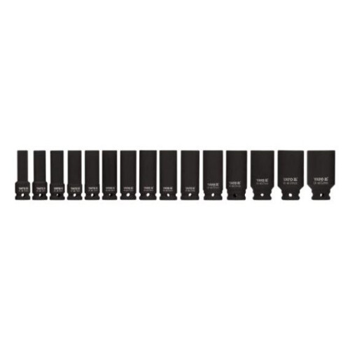 1/2" hylsytyökalu - TRIZERATOP - 15 osaa - 10–32 mm - Iskulyöntityökalulle 1