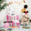 Casart Kids Vanity Table and Chair Set Princess Makeup Dressing Table 3