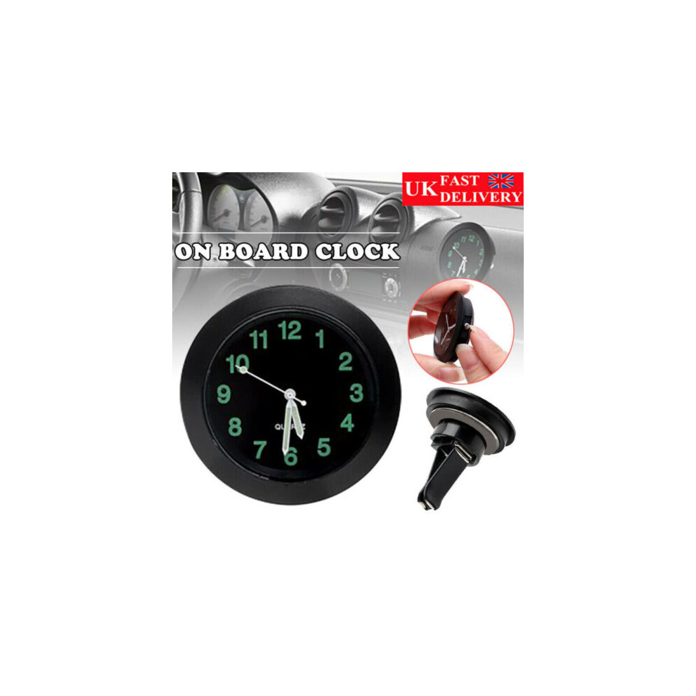 Universal Car Dashboard Luminous Time Clock Watch Pocket Digital Quartz Clock