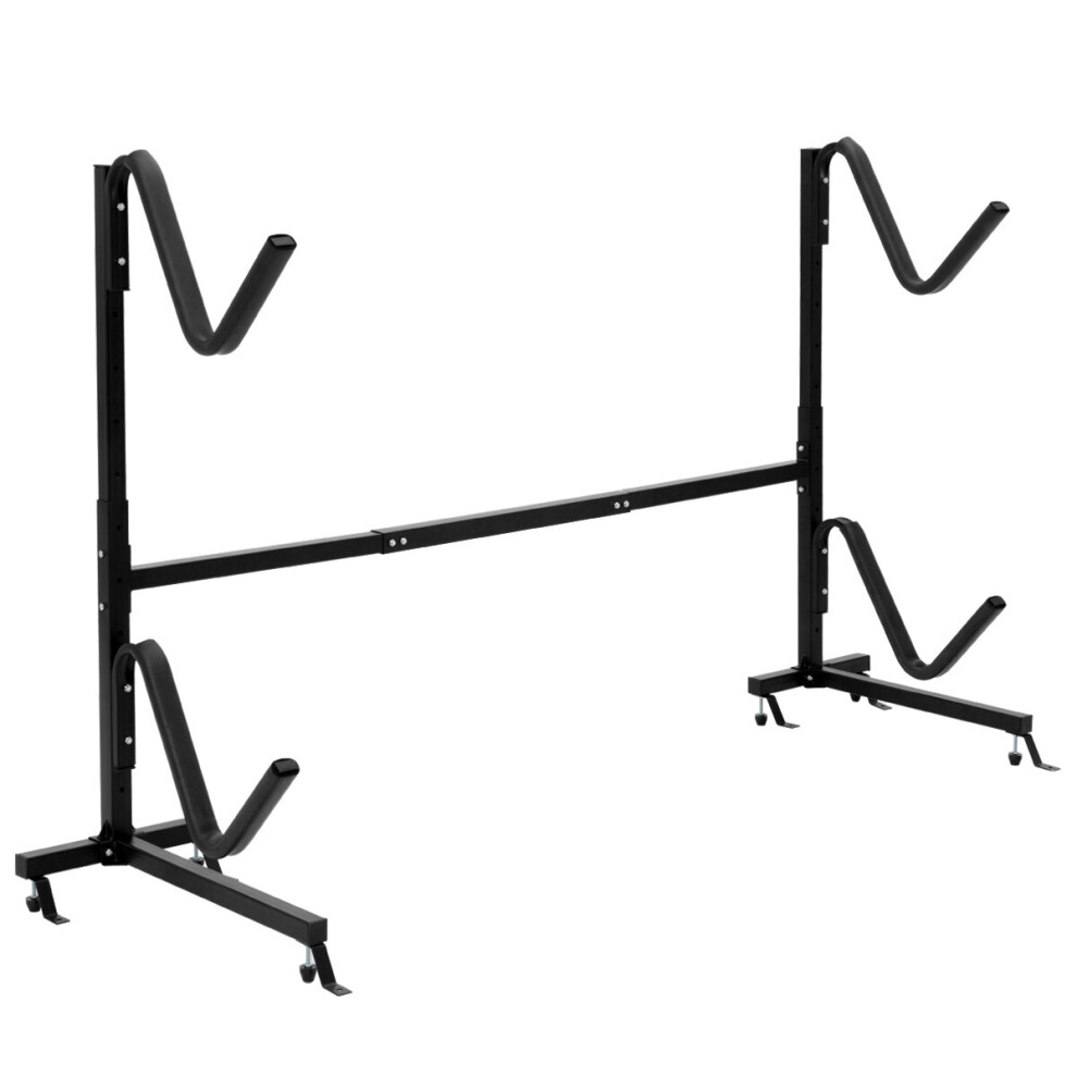 Casart Freestanding Kayak Rack Dual Storage Rack Carrier Stand For Kayaks