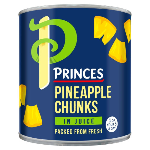Princes Pineapple Chunks in Juice 432g (Pack of 6) 1