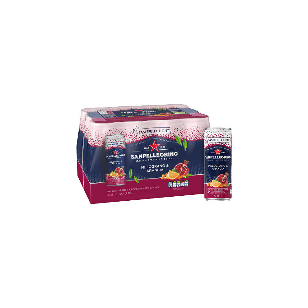 San Pellegrino Blood Orange 12X330ml (Pack Of 12)