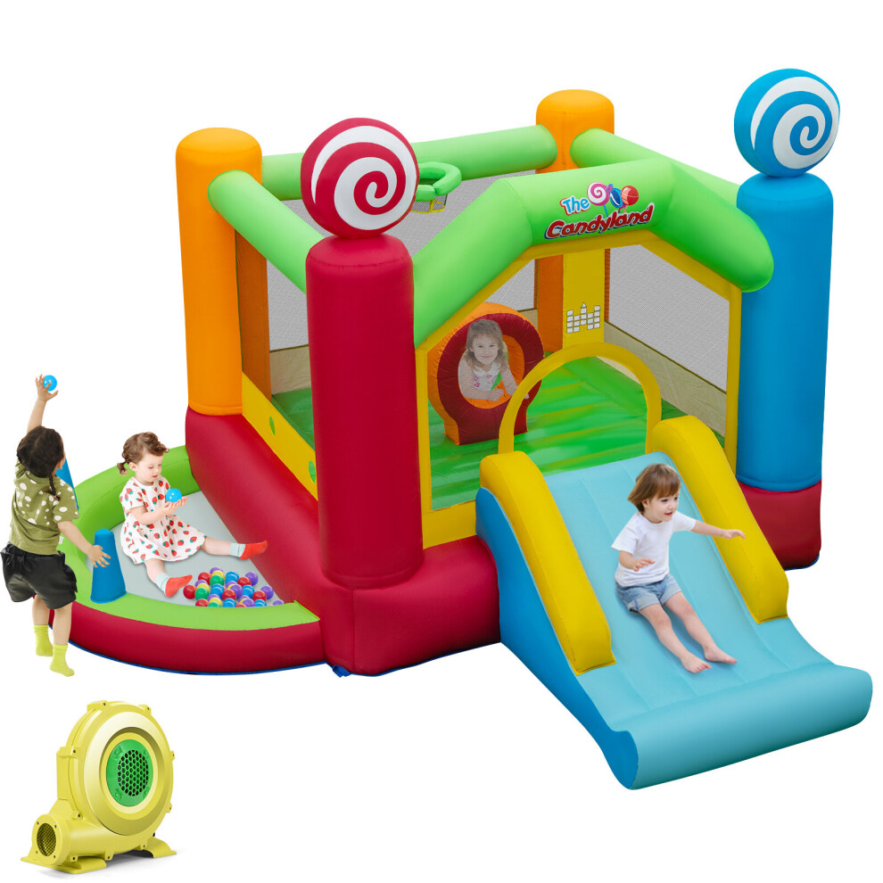 Candy Themed Jumping House Inflatable Bounce Castle W/ Blower