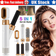 (White) 5 in 1 Professional Air Wrap Hair Styler Curler