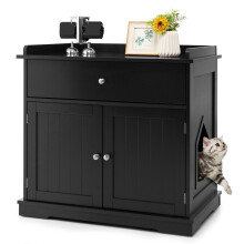 Hidden Cat Washroom Furniture Indoor Cat House Storage Cabinet