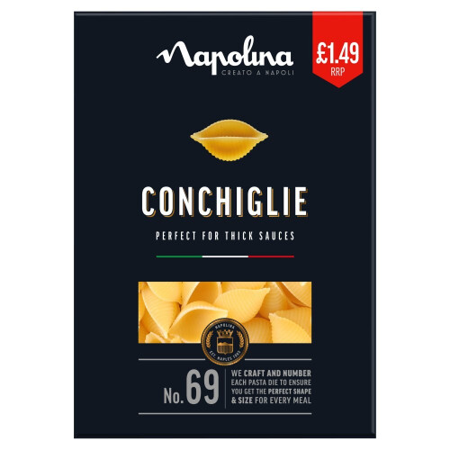 Napolina Conchiglie 500g (Pack of 6) 2
