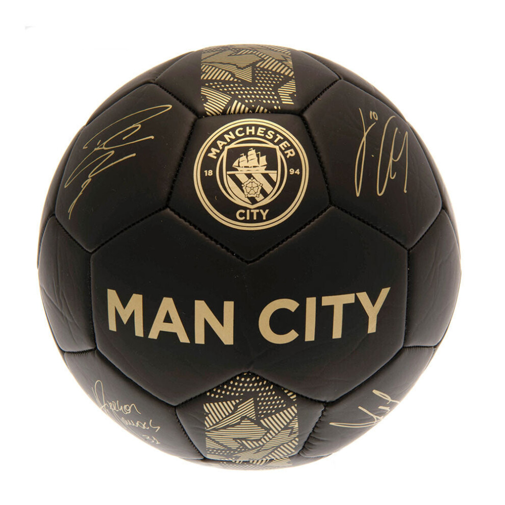 Taylors Manchester City Fc Skill Ball Signature Ph Gold