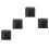 Rubber , Anti-Scratch Protective Covers for Grill Pan Plate Tray, 3