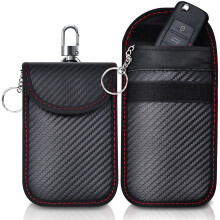 Pouch for car Keys,2 Pack Faraday Bag | Car Key Signal Blocking Pouch | Keyless Entry Car Keys Case | RFID Blocker Bag for Car Security | Anti-theft