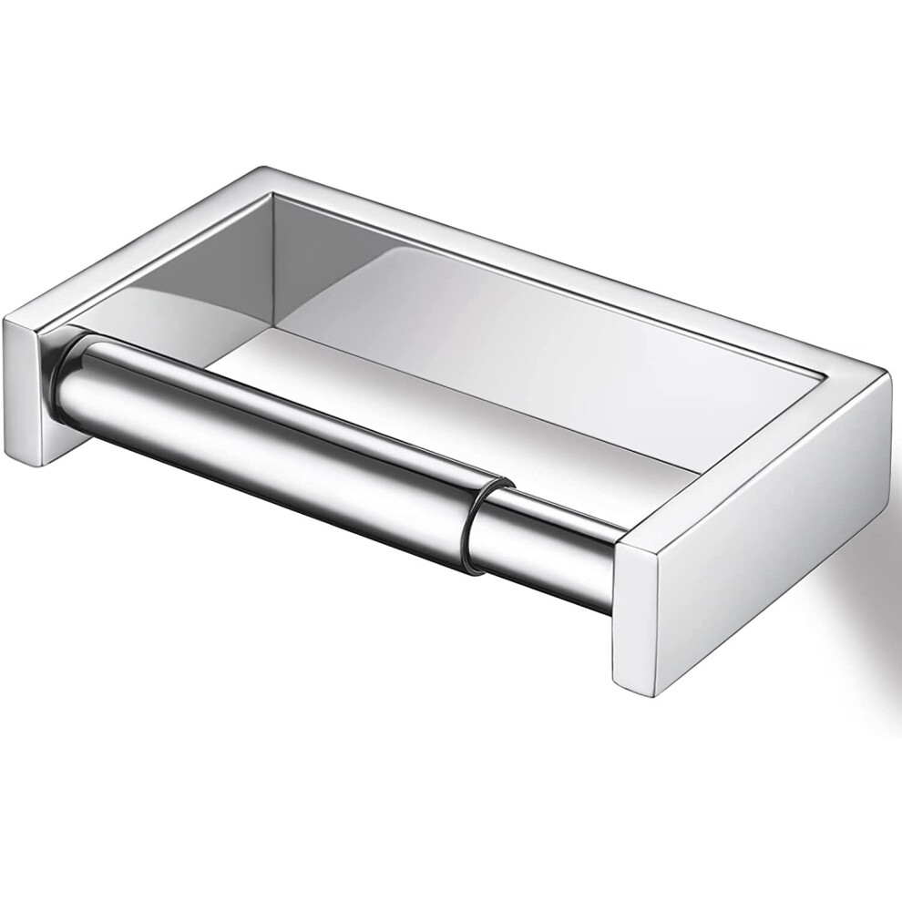 Toilet Paper Holder Bathroom Tissue Paper Roll Holder Spring Loaded Stainless Steel Polished Finish, A23075-image-OPC-PBHMCWM-NEW