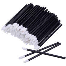 200Pcs Black Disposable Lip Brushes Make Up Brush Lipstick Lip Gloss Wands Applicator Tool Makeup Beauty Tool Kits