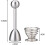 Egg Topper with Egg Cup C Egg Opener, Egg Cutter Cracker Stainless Steel, 14 cm 4