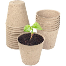 Cellulose plant pots, pack of 20height: approx. 8 cm growing pots, plant pots