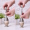 Egg Topper with Egg Cup C Egg Opener, Egg Cutter Cracker Stainless Steel, 14 cm 2