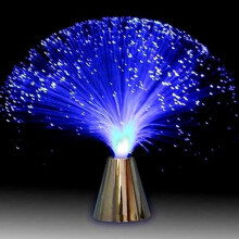 Beautiful Romantic Fibre Optic Lamp, Flowing Colour Changing LED Fibre Optic Soothing Lamp Night Light for Decoration Table Living Room Lounge Bedroom