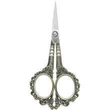 Eyebrow Grooming Scissors,Vintage Stainless Steel Cuticle Precision Beauty Grooming for Nail, Facial Hair, Eyebrow, Eyelash, Nose Hair, Moustache,