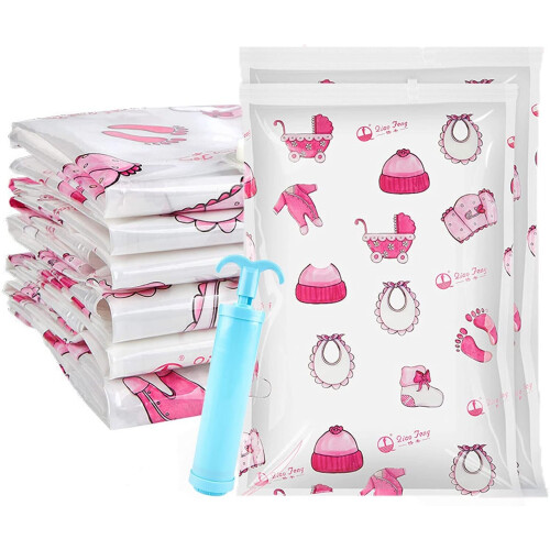 3 Pack Jumbo Vacuum Storage Bags for Duvets, Bedding Reusable Space