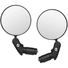 Pack of 2 Bicycle Mirrors, Cycling Bicycle Rear View Mirrors, Foldable Bicycle Mirror for E-Bike, 360 Degree Rotation for Road Bike and Mountain