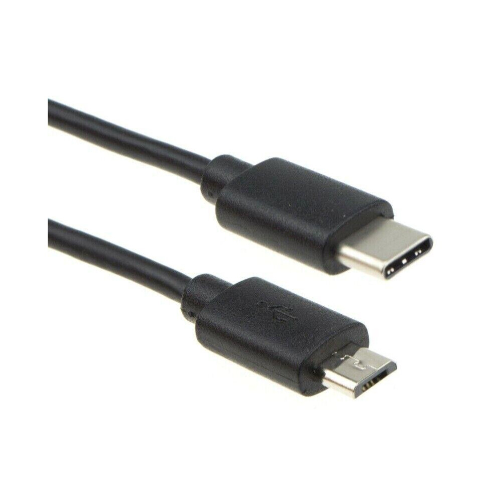 Fits Android Smartphone 1M USB C Type C to Micro Charger Data Sync Cable Lead