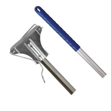 (Blue) JanSan Kentucky Powder Coated Handle & Metal Fitting 54" 137cm