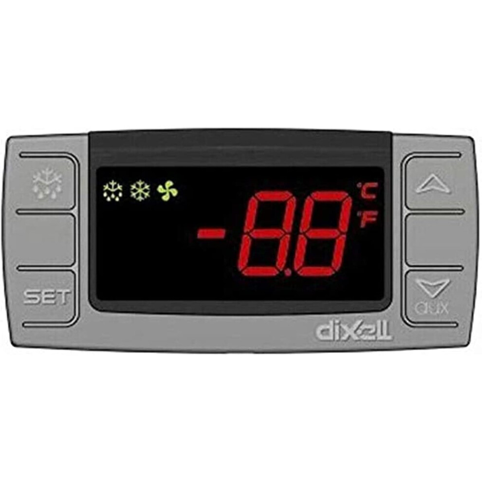 Dixell XR02CX-5R0C1 Digital Thermostat Controller with Off Cycle Defrost 230V/50-60Hz Programmable-Commercial for Fridge Freezers Heating Appliances