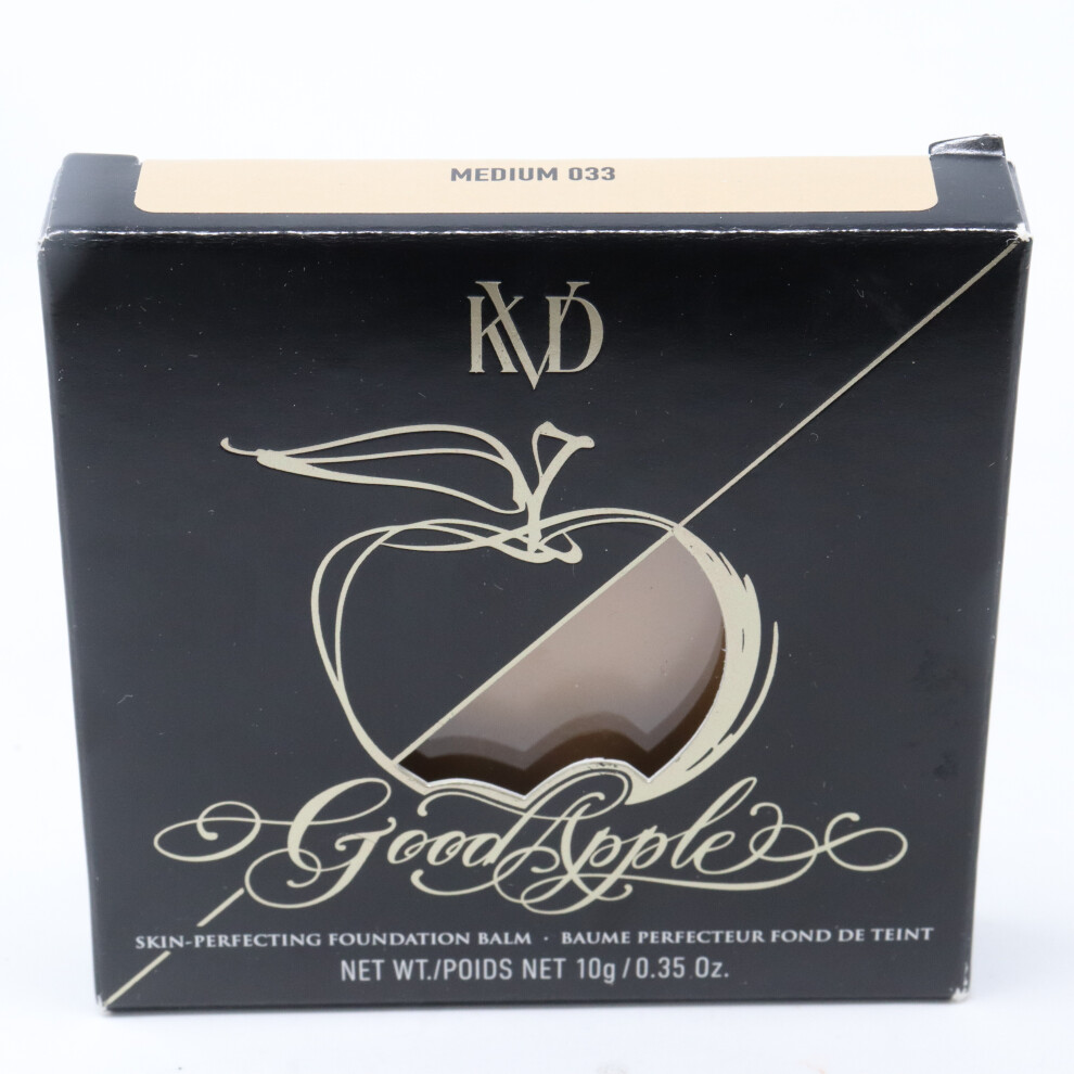 (033 Medium) Kat Von D Good Apple Skin Reflection Foundation Balm 0.35oz/10g New With Box