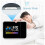 Digital LED Alarm Clock Temperature Display Weather Forecast Projector 12