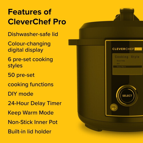 Drew & Cole (CleverChef Pro 5.7L) Digital Pressure & Multi-Function Cooker by Drew&Cole 1