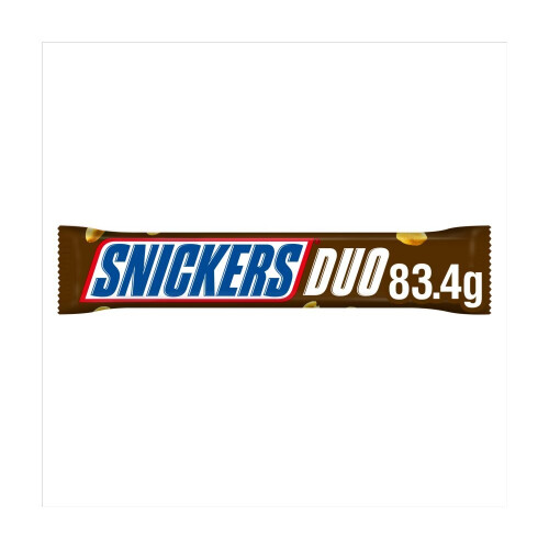 Snickers Chocolate Duo Bar 83.4g (Pack of 32) 2