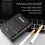 20 Cigarette Case Metal Windproof Powerful Cigar Lighter Rechargeable 10