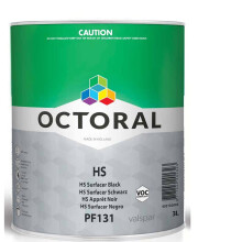 Octoral PF131 + H24 Black HS Primer Surfacer with Fast Hardener 3.5Litre Kit