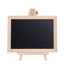 1Pc Wood Tabletop Chalkboard Double Sided Blackboard Message Board Children Kids Toy Message Blackboard Hot