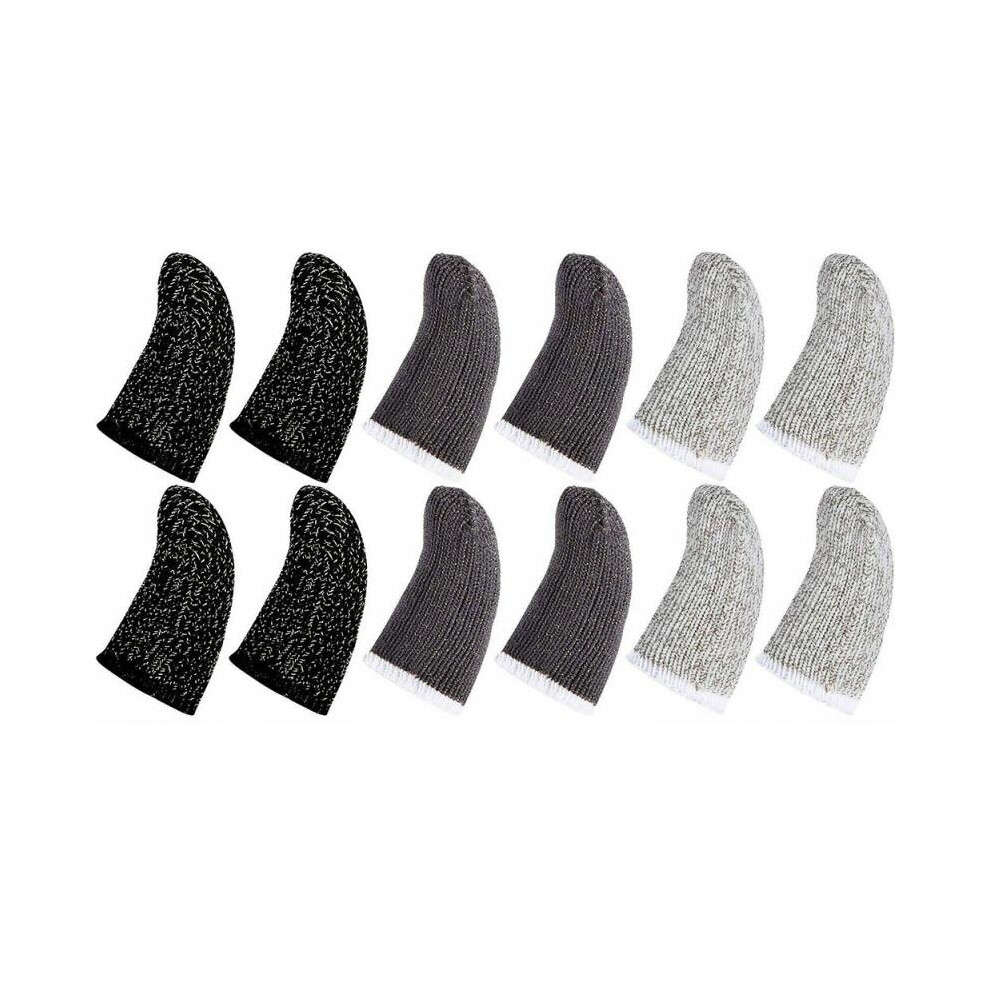 20Pcs Finger Cover Game Controller Sweat Proof Non-Scratch Sensitive Touch Screen Gaming Thumb Finger Sleeve Gloves For Pubg 5063131963823