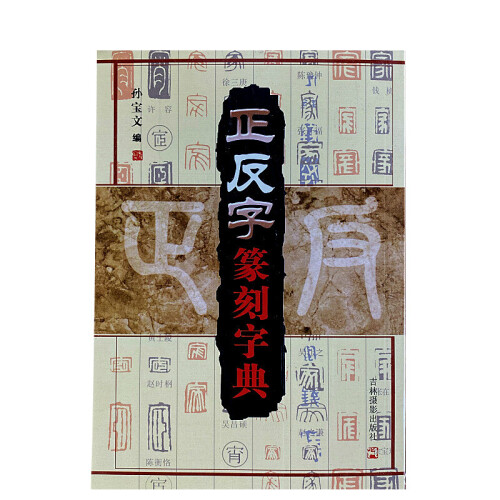Seal Script Dictionary Positive Negative Characters Seal Carving Calligraphy Reference Book Graphic Text Combination Stamps Book 1