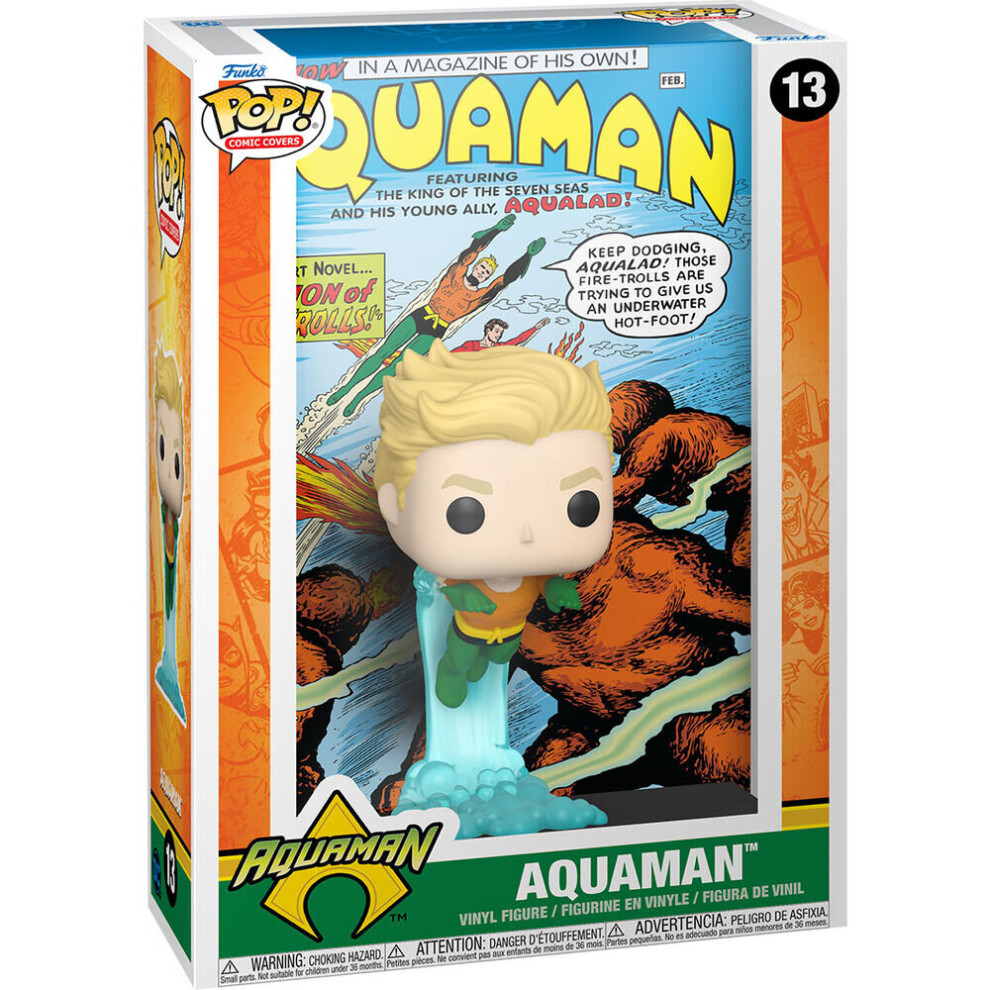 Funko Pop Figure Comic Cover Dc Comics Aquaman