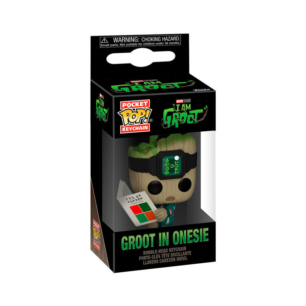 Funko Pocket Pop Keychain Marvel I Am Groot - Groot With Onesie