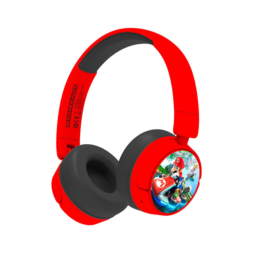 OTL Technologies MK0983 Mario Kart Wireless Kids Headphones - Red - Image 4