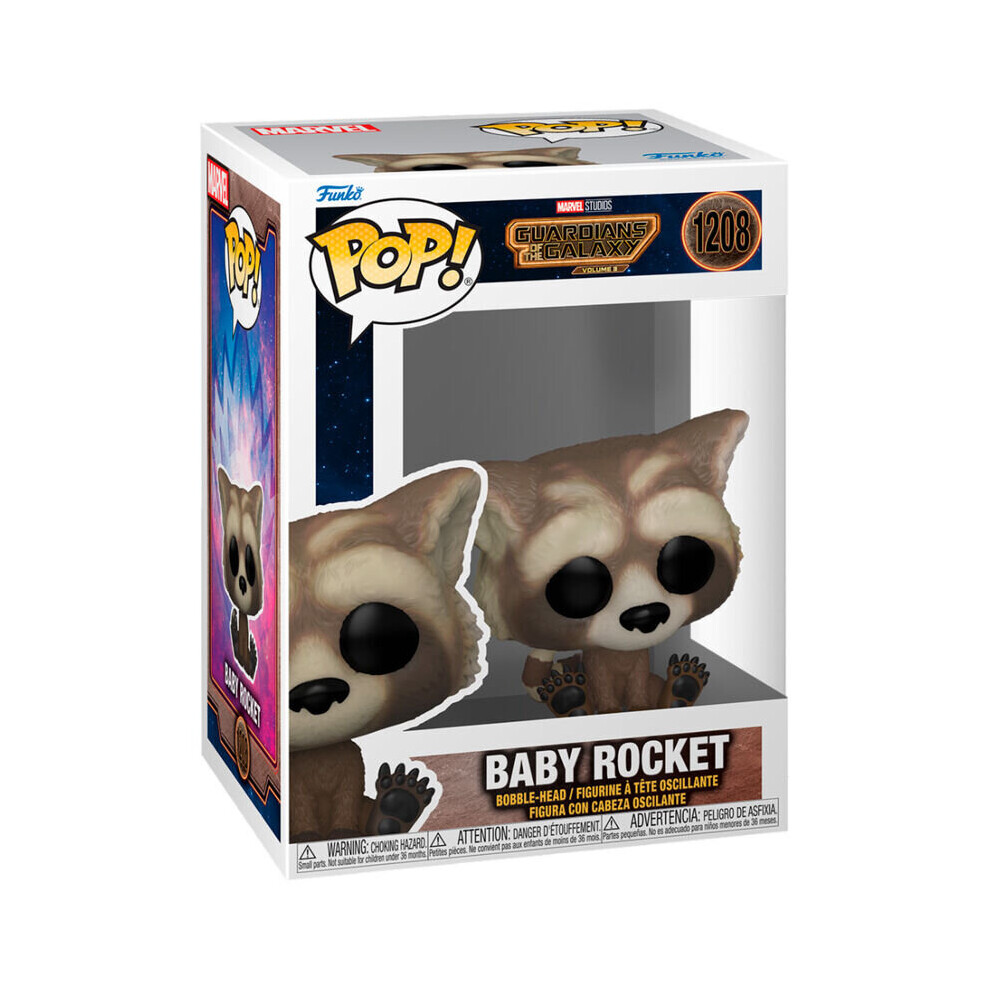 Funko Pop Figure Marvel Guardians Of The Galaxy 3 Baby Rocket