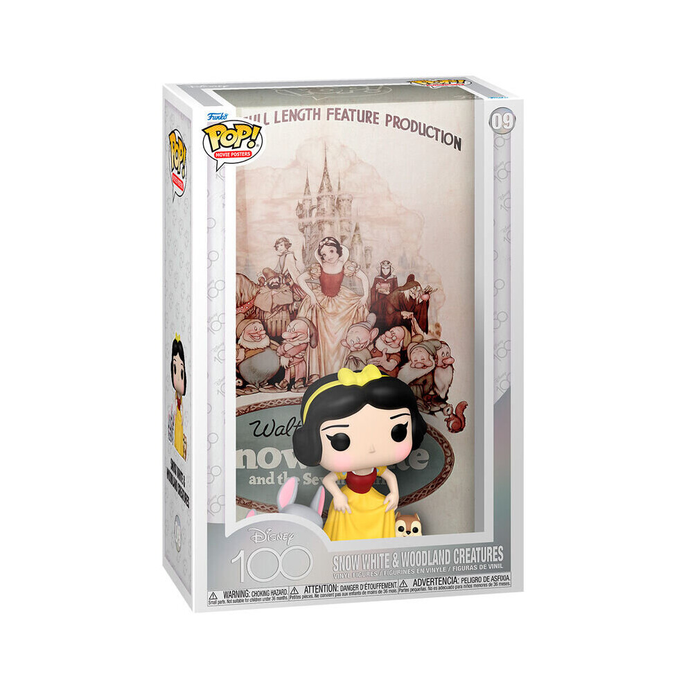 Funko Pop Figure Movie Poster Disney 100Th Snow White & Woodland Creatures