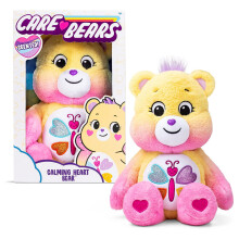 Care Bears 35cm Calming Heart Bear Plush - Scented with Cucumber Melon - Plush Soft Toy