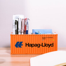 (HPL 30 Pen holder) 20ft Mini Shipping Container Model Toys Cargo Container Maritimo Diecast