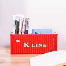 (KLINE 30 Pen holder) 20ft Mini Shipping Container Model Toys Cargo Container Maritimo Diecast