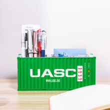 (UASC 30 Pen holder) 20ft Mini Shipping Container Model Toys Cargo Container Maritimo Diecast