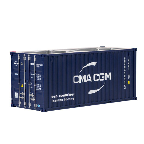 (EMC 30 Pen holder) 20ft Mini Shipping Container Model Toys Cargo Container Maritimo Diecast 1