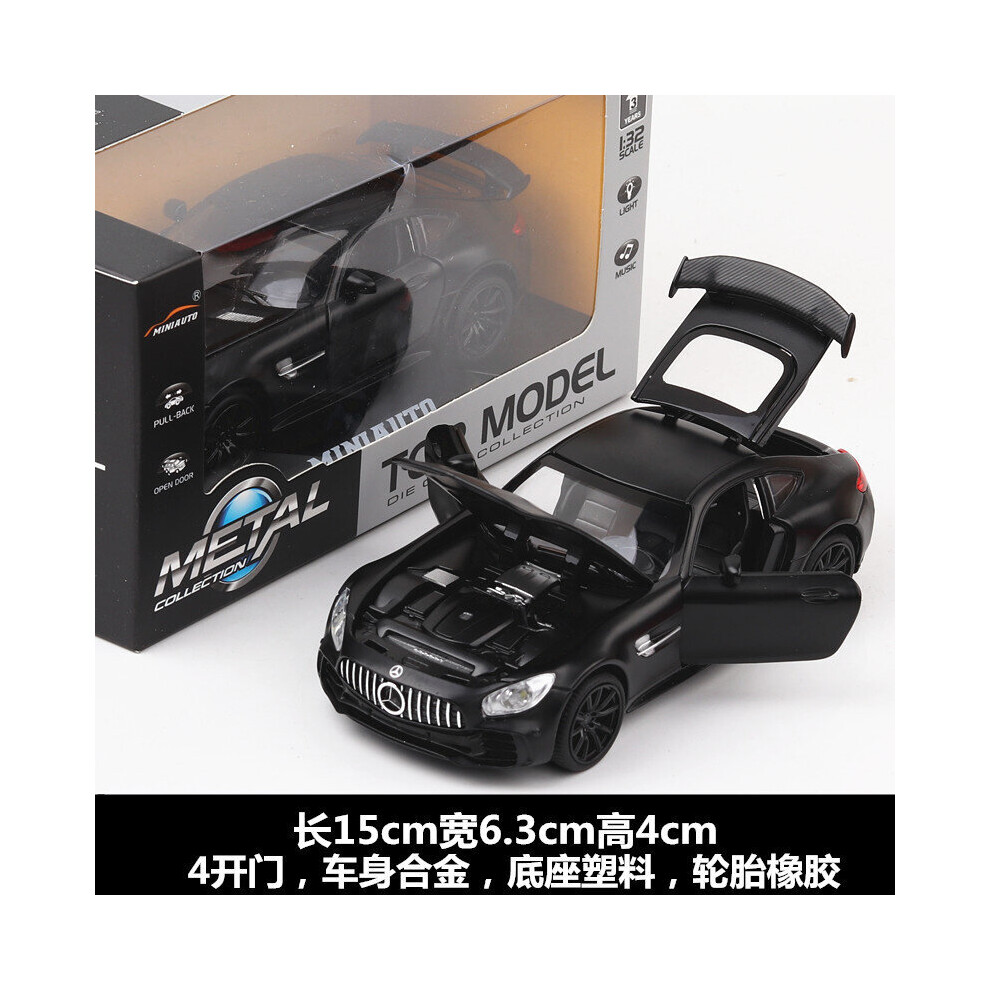 Photos - Toy Car  1/32 AMG GT Alloy Diecast Sport Car Model Toy Simulation Vehicles Models(matt black with box)